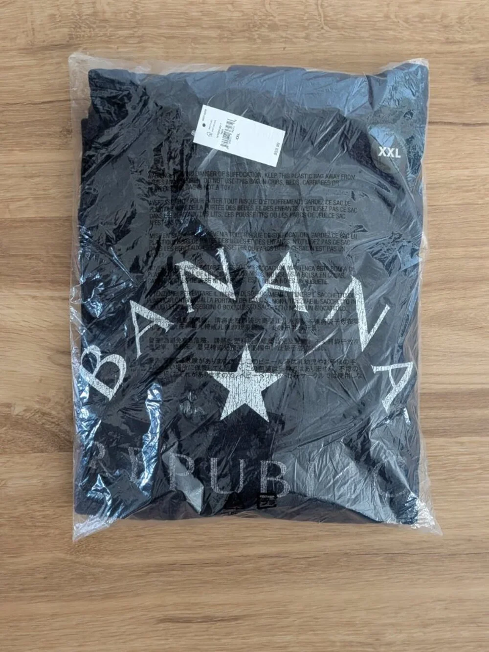 NWT Banana Republic Star Arch Logo Hoodie Navy Men’s XXL